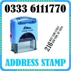 address stamp maker in pakistan